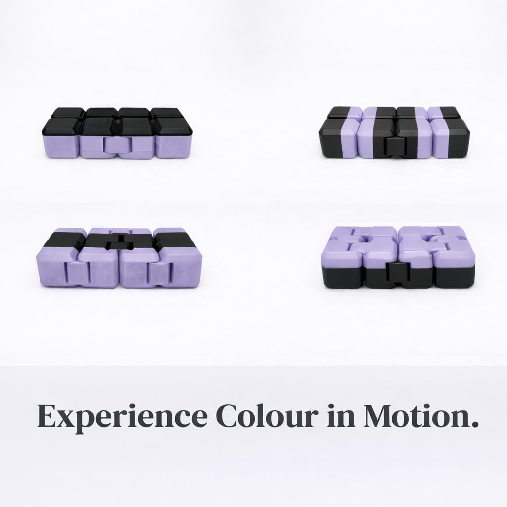 Premium Infinity Cube and Spiral Cone Fidget Toys for Stress and Anxiety Relief for Teen and Adults