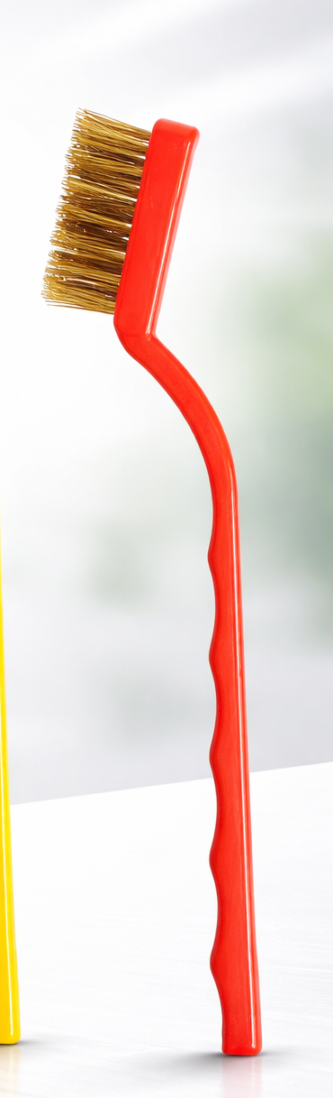 Cleaning Brush Set for Kitchen & Home | Steel Wire Brush + Long Gap Crevice Cleaning Brush + Soap Dispenser Scrub Brush | Heavy Duty Rust, Grease, Stove, Sink, Utensils & Surface Cleaning Tool Kit