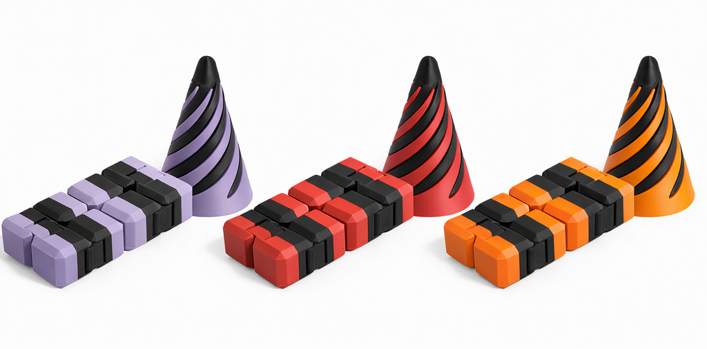 Premium Infinity Cube and Spiral Cone Fidget Toys for Stress and Anxiety Relief for Teen and Adults