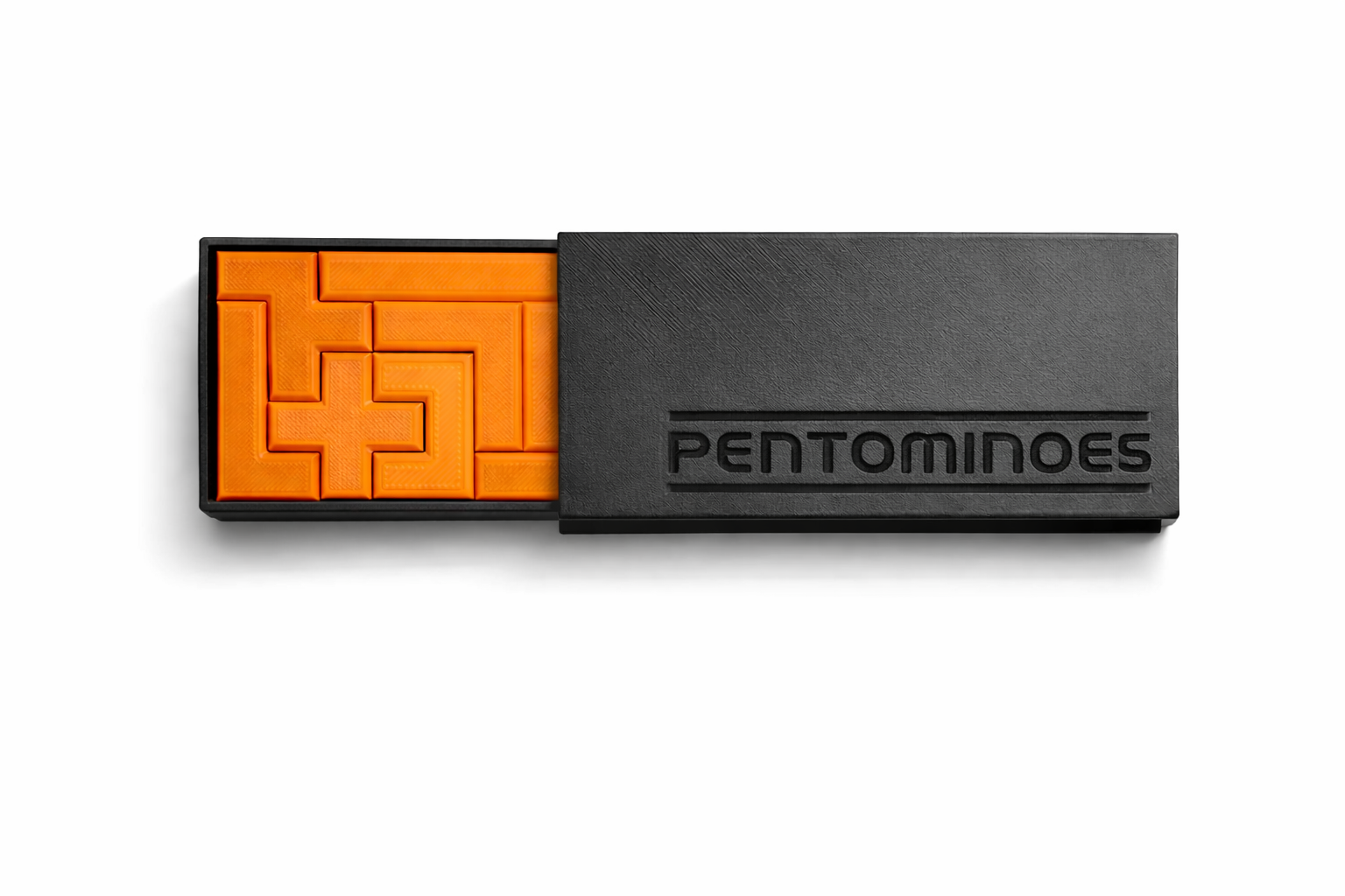 Brain Teaser Puzzle for Adults & Teens – 12 Piece Rectangular Logic Game – Plastic Shape-Fitting Pocket Puzzle for Stress Relief & Focus for Home & Travel