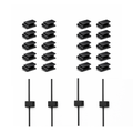 Premium Cable Organization Kit – 50 Heavy-Duty Adhesive Clips (20mm)