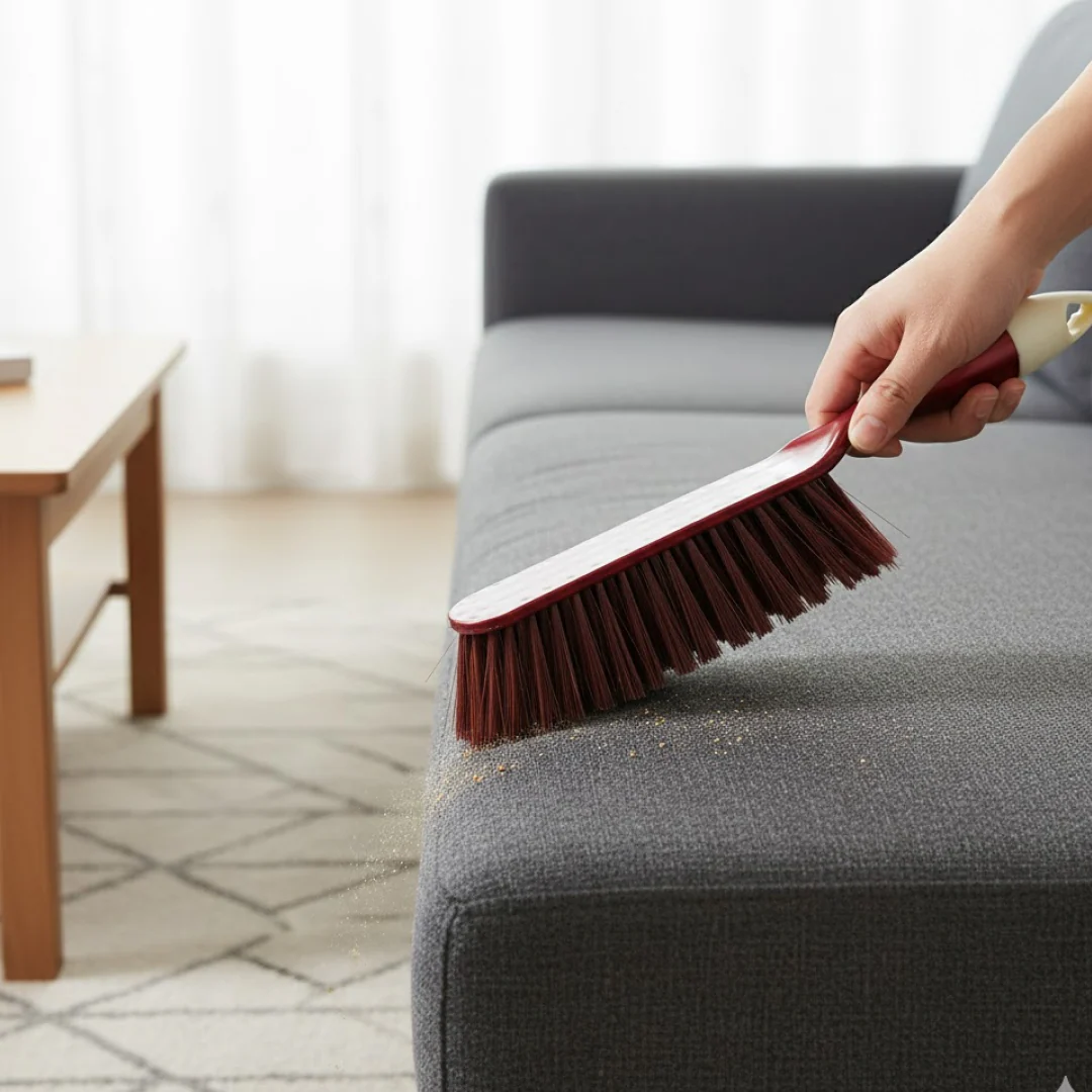 Multipurpose Cleaning Brush & Duster Set (Pack of 2), Long Flexible Bristle Scrub & 360° Rotatable Crevice Gap Cleaning Brush for Household, Kitchen Sink, Bathroom Tiles,Sofa & Car Cleaning Essential