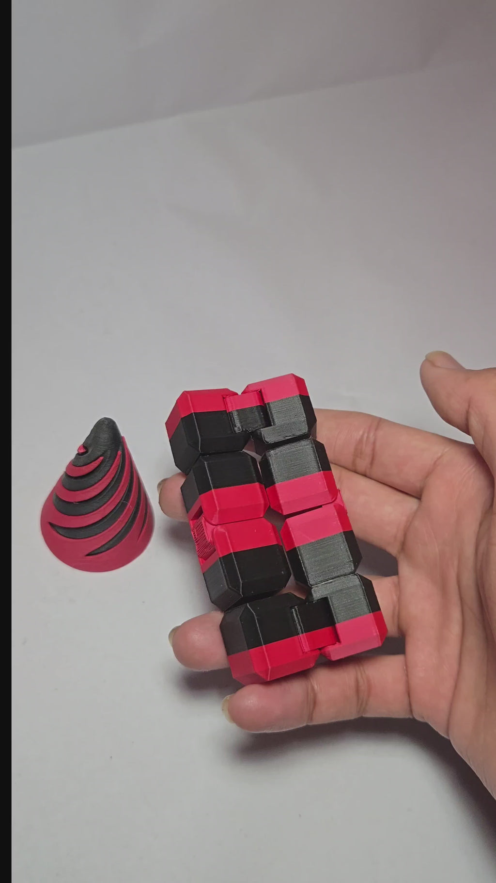 Premium Infinity Cube and Spiral Cone Fidget Toys for Stress and Anxiety Relief for Teen and Adults